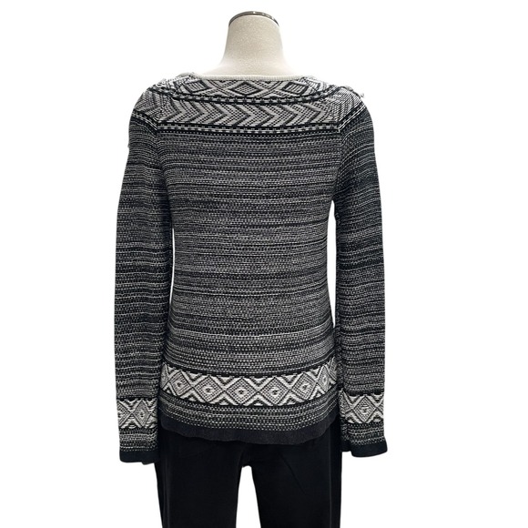 The Limited Fringe Knit Sweater L Boho Aztec Festival Cozy Western Fall Layer‎ - Picture 6 of 9